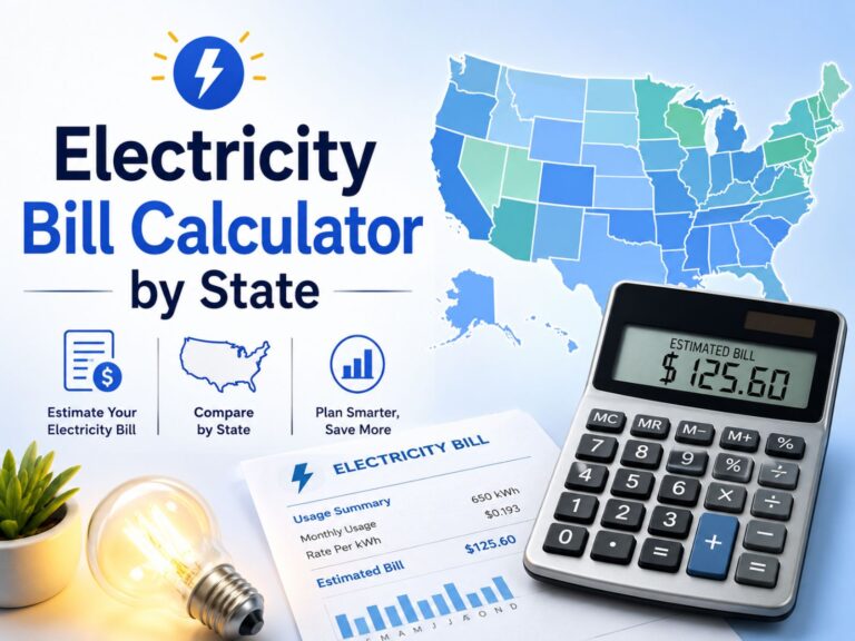 Electricity Bill Calculator by State