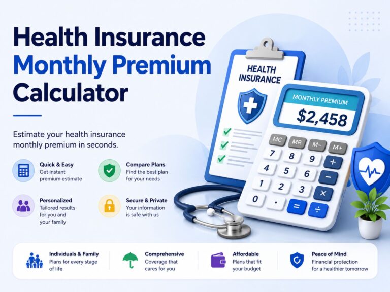 Health Insurance Monthly Premium Calculator