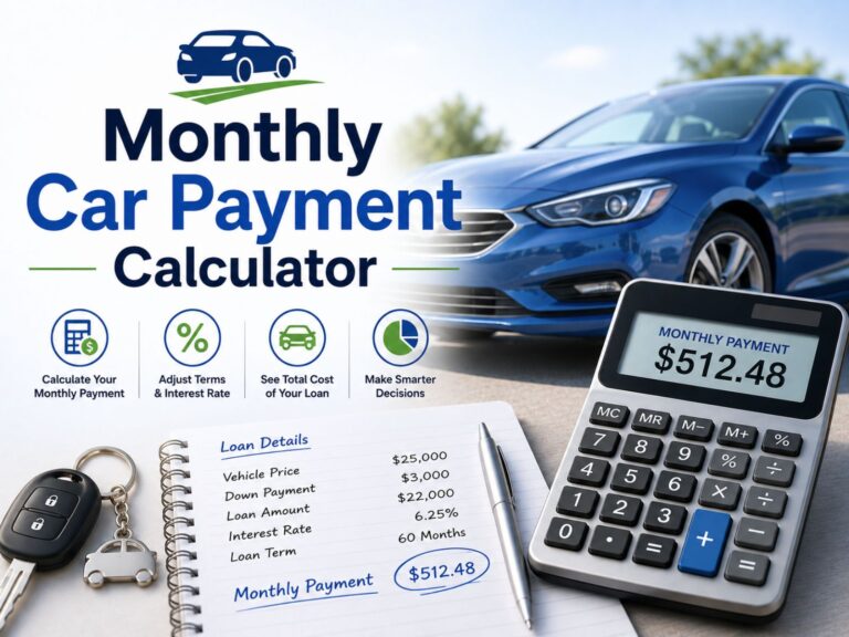 Monthly Car Payment Calculator