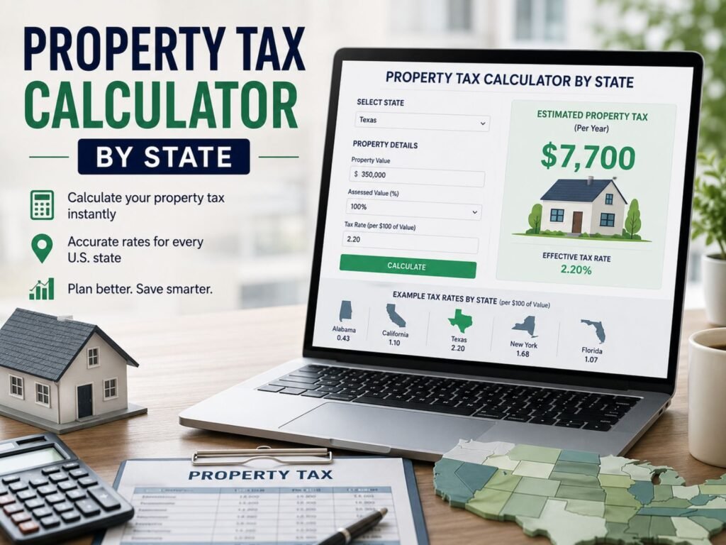 Property Tax Calculator By State